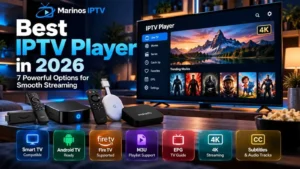 Best IPTV player for Smart TV Android TV and Fire TV in 2026